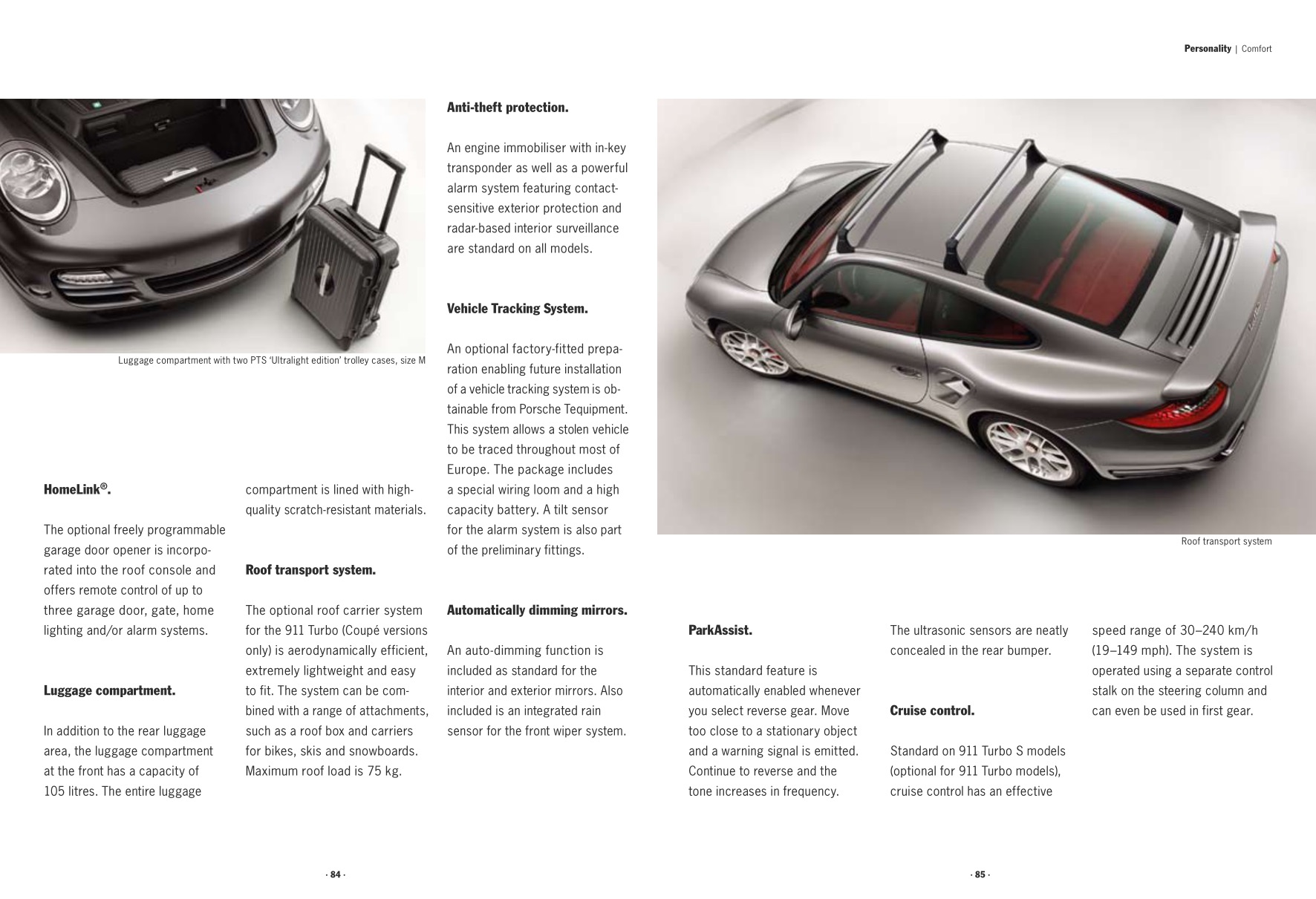 2010 Porsche 911 Turbo Brochure Page 42